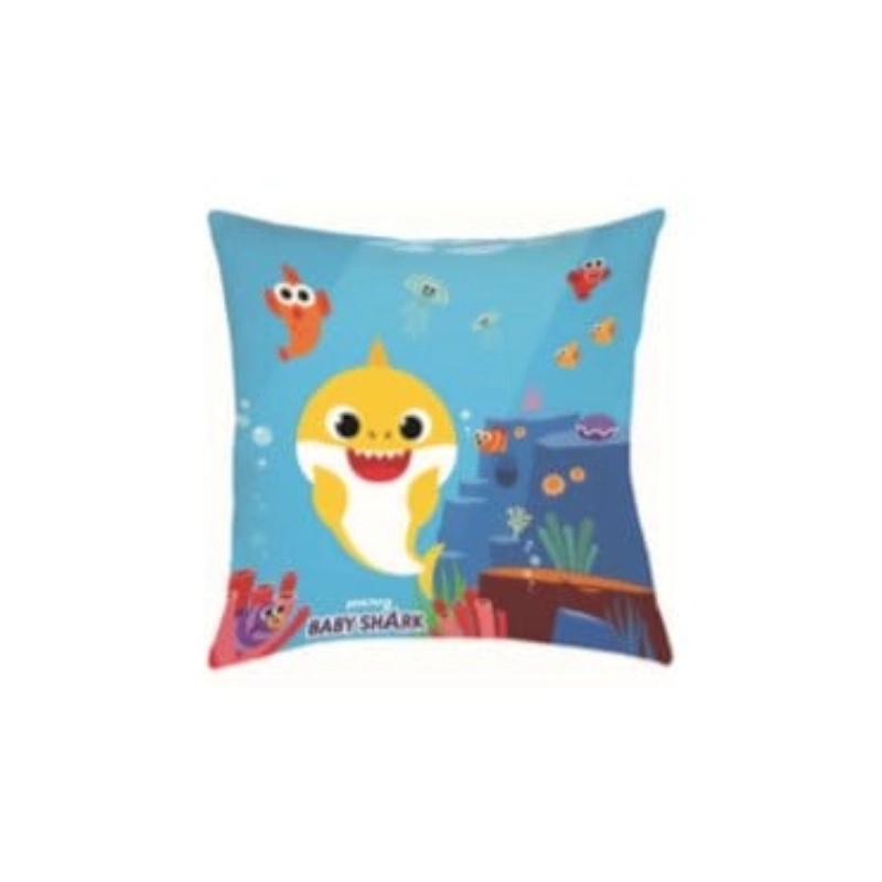 Baby Shark – Παιδικό Διακοσμητικό Μαξιλάρι 40x40 cm