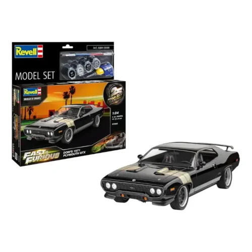 Revell: Model Set F&F Dominic's 1971 Plymouth GTX 1:24