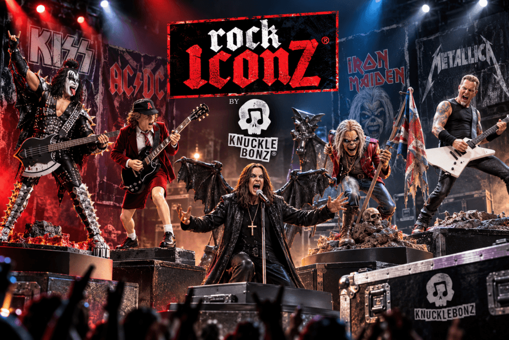Rock Iconz: Όταν οι Θρύλοι της Rock Μουσικής Γίνονται Συλλεκτικές Φιγούρες